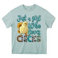 Arona Western Just A Girl Who loves Chicks Heavy Core Tee - LillyAllenDesigns