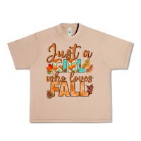 Burro just a girl who loves fall Urban Heavy Tee - BundleAndBundleShop