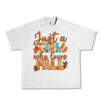 Lunar Rock just a girl who loves fall Urban Heavy Tee - BundleAndBundleShop