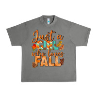 Tornado just a girl who loves fall Urban Heavy Tee - BundleAndBundleShop