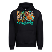 Black Pumpkin Pie Fixes Everything Urban Hoodie - CowhideDigitalArt