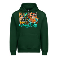 Forest Green Pumpkin Pie Fixes Everything Urban Hoodie - CowhideDigitalArt