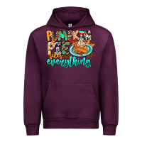 Mauve Wine Pumpkin Pie Fixes Everything Urban Hoodie - CowhideDigitalArt