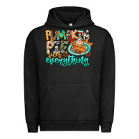 Pigment Black Pumpkin Pie Fixes Everything Urban Hoodie - CowhideDigitalArt