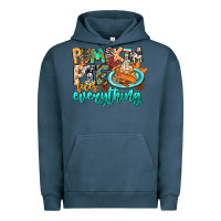 Pigment Midnight Navy Pumpkin Pie Fixes Everything Urban Hoodie - CowhideDigitalArt