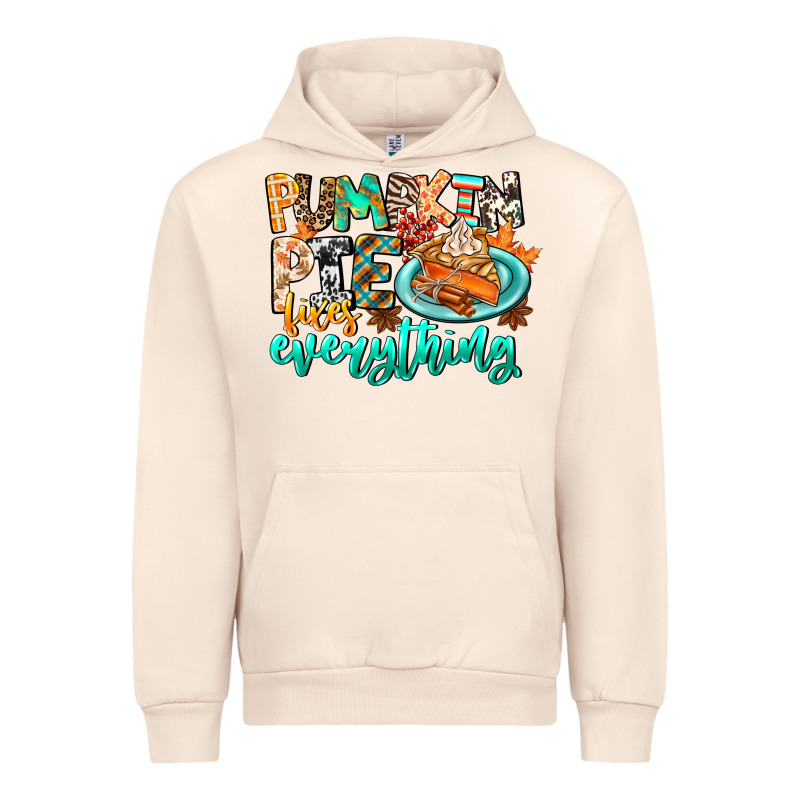 Pumpkin Pie Fixes Everything Urban Hoodie by CowhideDigitalArt | Teevron