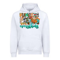 White Pumpkin Pie Fixes Everything Urban Hoodie - CowhideDigitalArt