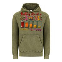 Vintage Olive Battery Life Of A Bus Driver Vintage Hoodie - BundleAndBundleShop