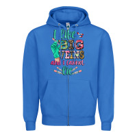True Royal I like big veins and i cannot lie Zipper Hoodie - CowGirlArtShop