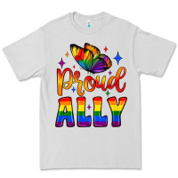 Dove Grey proud ally Premium Tee - JahusDesignShop