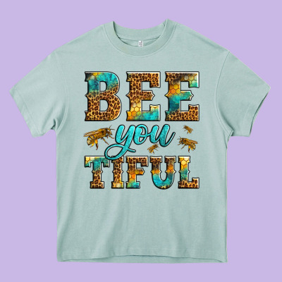 Western Bee You Tiful Bee Heavy Core Tee Designed By Lillyallendesigns
