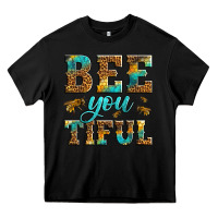 Black Western Bee You Tiful Bee Heavy Core Tee - LillyAllenDesigns