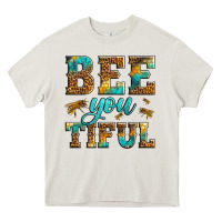 Cream Western Bee You Tiful Bee Heavy Core Tee - LillyAllenDesigns