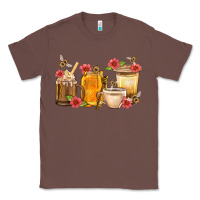 Chestnut Honey And Bee With Flower Coffee Cup Classic Tee - BundleAndBundleShop