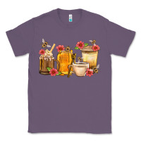 Lavender Honey And Bee With Flower Coffee Cup Classic Tee - BundleAndBundleShop