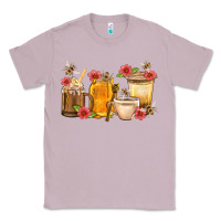 Lilac Honey And Bee With Flower Coffee Cup Classic Tee - BundleAndBundleShop