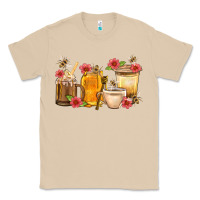 Mushroom Honey And Bee With Flower Coffee Cup Classic Tee - BundleAndBundleShop