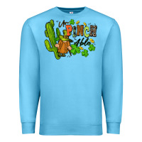 Ocean Blue un pinch able St. Patrick's Premium Sweatshirt - FaDigitalArtStudio