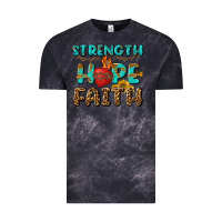 Cloud Black Strength Hope Faith Vintage Tee - BundleAndBundleShop