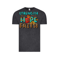 Vintage Black Strength Hope Faith Vintage Tee - BundleAndBundleShop