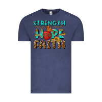 Vintage Denim Strength Hope Faith Vintage Tee - BundleAndBundleShop