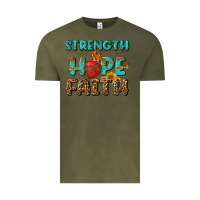 Vintage Olive Strength Hope Faith Vintage Tee - BundleAndBundleShop