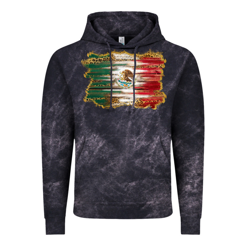 Mexican Flag With Leopard Vintage Hoodie by RanaPortraitStore | Teevron