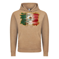 Vintage Coffee mexican flag with leopard Vintage Hoodie - RanaPortraitStore