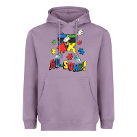 Lavender Au-some! Autism puzzle dabbing Heavyweight Hoodie - FaDigitalArtStudio