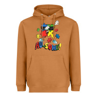 Meerkat Au-some! Autism puzzle dabbing Heavyweight Hoodie - FaDigitalArtStudio