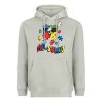 Moon Dust Au-some! Autism puzzle dabbing Heavyweight Hoodie - FaDigitalArtStudio