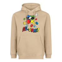 Mushroom Au-some! Autism puzzle dabbing Heavyweight Hoodie - FaDigitalArtStudio