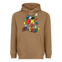 Toasted Coconut Au-some! Autism puzzle dabbing Heavyweight Hoodie - FaDigitalArtStudio