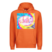 Carrot Hello Summer Tie Dye Tumbler Premium Hoodie - CowCowDesign