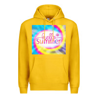 Lemon Hello Summer Tie Dye Tumbler Premium Hoodie - CowCowDesign