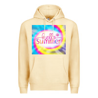 Pina Colada Hello Summer Tie Dye Tumbler Premium Hoodie - CowCowDesign