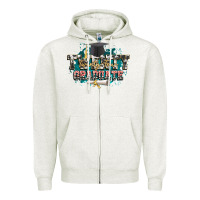 Oatmeal Heather Twenty twenty four graduate Zipper Hoodie - CowGirlArtShop