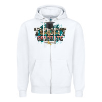 White Twenty twenty four graduate Zipper Hoodie - CowGirlArtShop