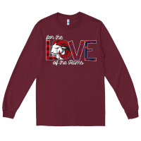 Burgundy For the Love of the Rams Long Sleeve Tee - Bettercallsaul
