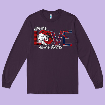 For The Love Of The Rams Long Sleeve Tee Designed By Bettercallsaul
