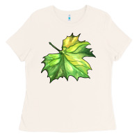 Bone green leaf Ladies Tee - BarkalooDesign
