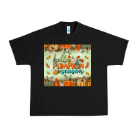 Black hello pumpkin season tumbler Urban Heavy Tee - BundleAndBundleShop