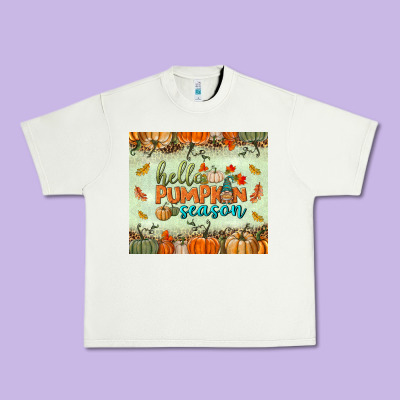 Hello Pumpkin Season Tumbler Urban Heavy Tee Designed By Bundleandbundleshop