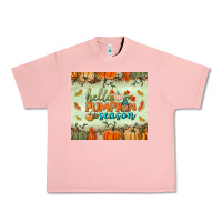 Salmon hello pumpkin season tumbler Urban Heavy Tee - BundleAndBundleShop