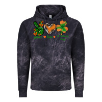 Cloud Black Peace Love St.Patrick's Day Vintage Hoodie - BundleAndBundleShop