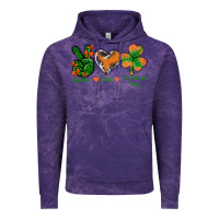 Cloud Purple Peace Love St.Patrick's Day Vintage Hoodie - BundleAndBundleShop