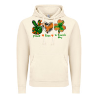 Vintage Artic Peace Love St.Patrick's Day Vintage Hoodie - BundleAndBundleShop