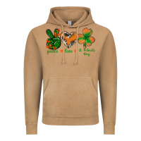 Vintage Camel Peace Love St.Patrick's Day Vintage Hoodie - BundleAndBundleShop