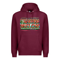 Burgundy i̇f you drink don't drive do the watermelon crawl Premium Hoodie - JahusDesignShop