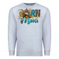 Heather Grey Barn mom Mother's Day Premium Sweatshirt - FaDigitalArtStudio